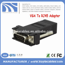 Fabrikverkauf VGA-Mann zum RJ45 weiblichen Adapter-Verbindungsstück